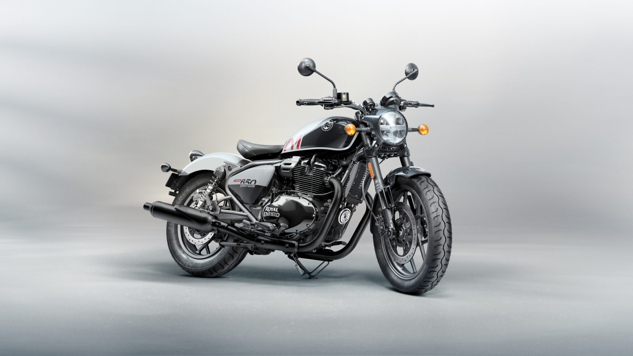 Royal Enfield Shotgun 650 has a 648 cc, air-oil cooled, parallel twin engine