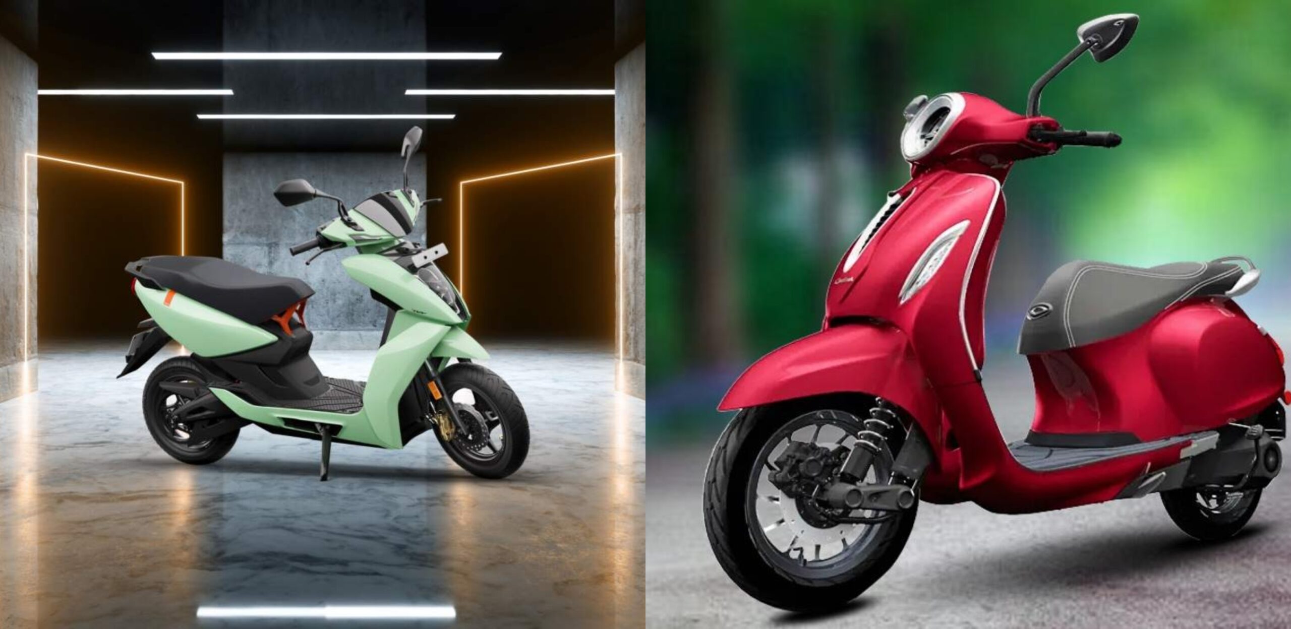 Bajaj Chetak vs Ather 450s:…