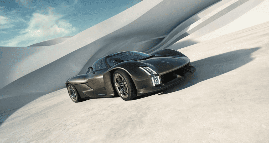 Porsche Mission X electric supercar concept production begin