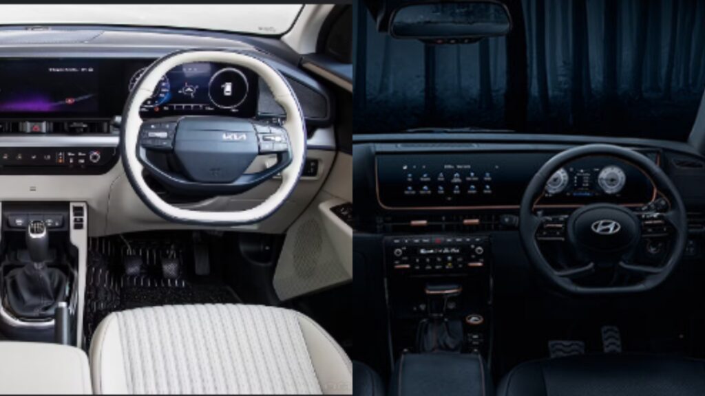 Kia Carens Clavis vs 2025 Hyundai Creta: Cabin Experience & Features
