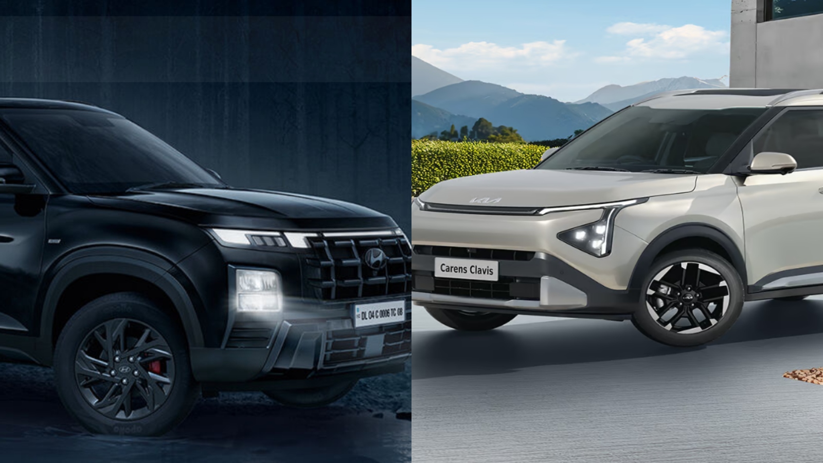 Kia Carens Clavis vs 2025 Hyundai Creta