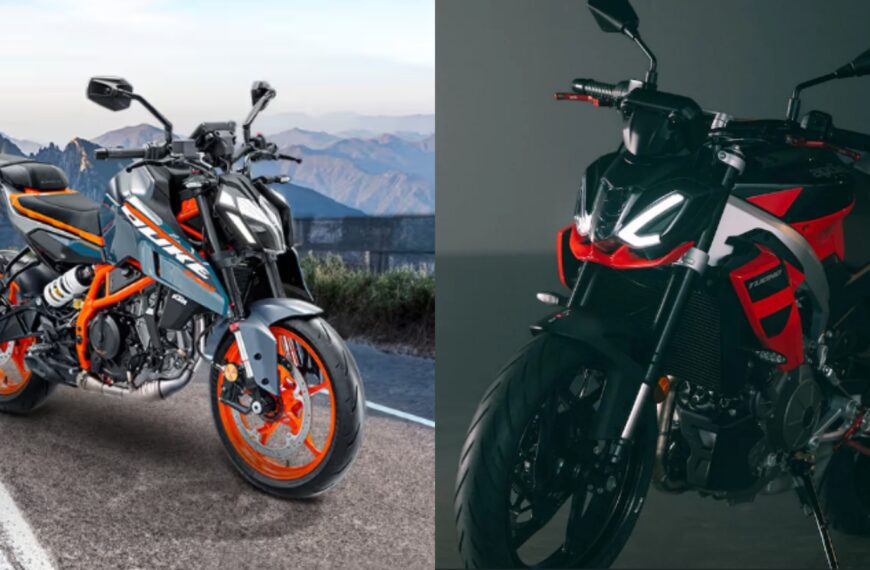 KTM 390 Duke vs Aprilia Tuono 457