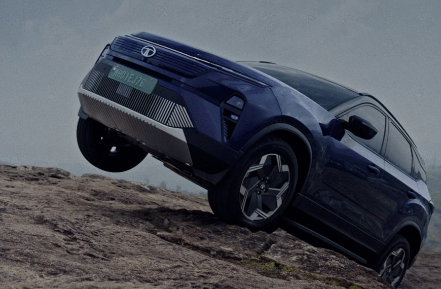 Tata Harrier EV Conquers Elephant Rock