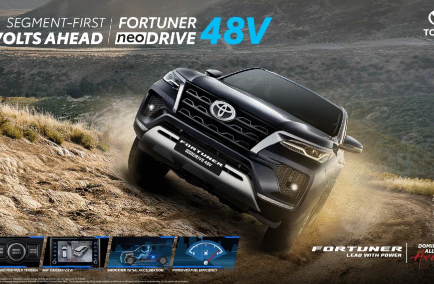 Toyota Fortuner Neo Drive Launched in India: Price, Features, and Specifications