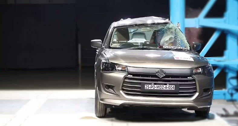 Maruti Suzuki Dzire Becomes India’s First Sedan to Score 5 Stars in Bharat NCAP Crash Test