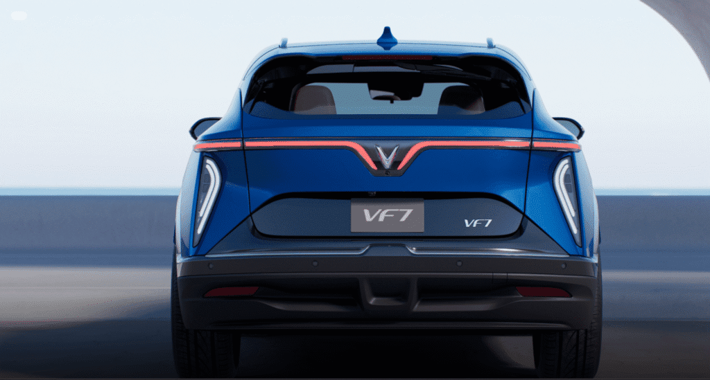VinFast VF 7 Spotted Testing in India Ahead of Festive Season Launch