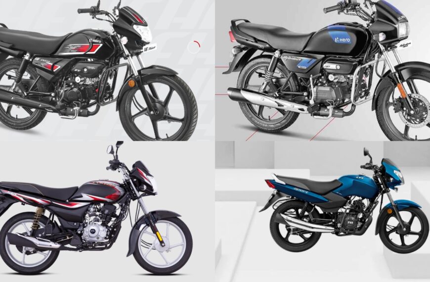Top 5 Mileage Bikes in India in 2025