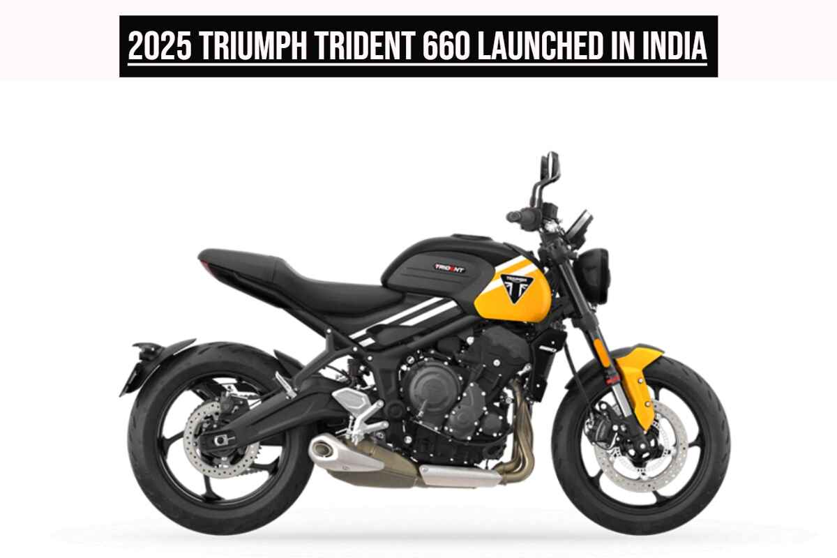 2025 Triumph Trident 660 Launched in India