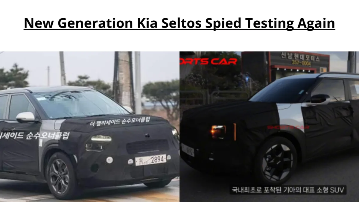 New Generation Kia Seltos Spied