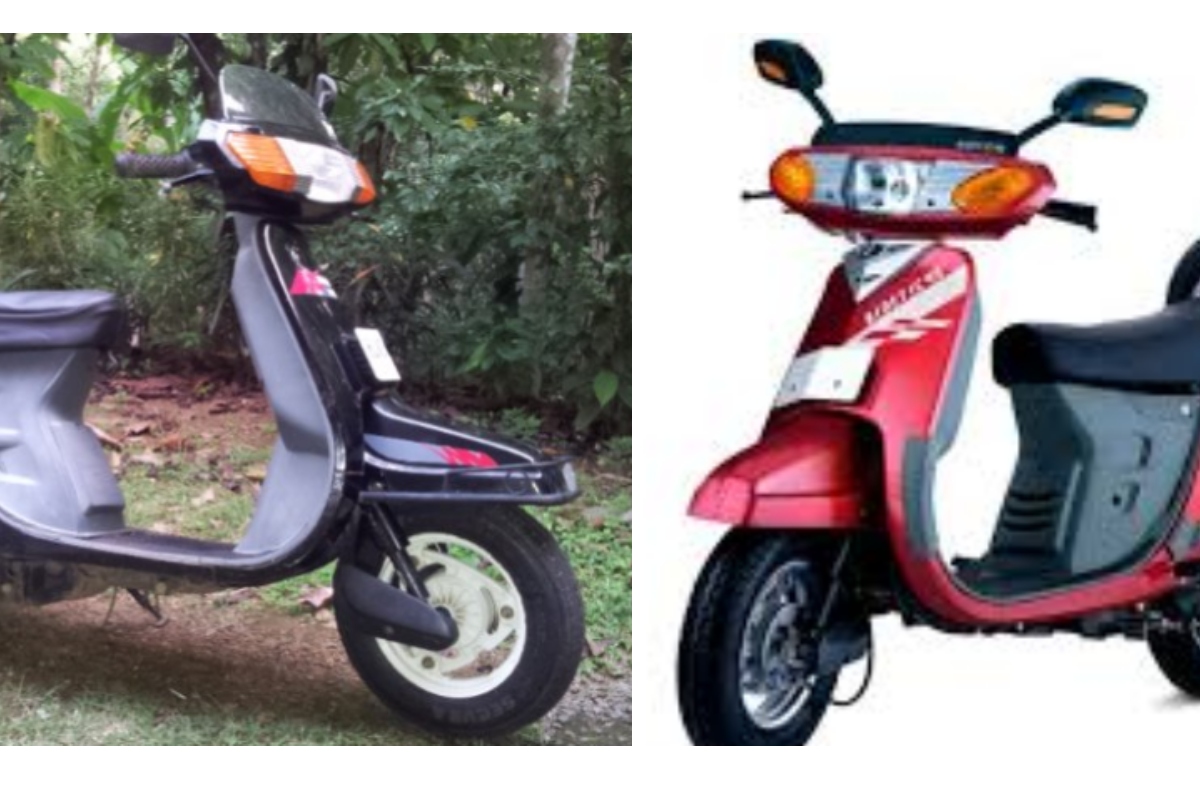 Original Kinetic Honda DX that ruled Indian streets in the 1980s and 90s.Â