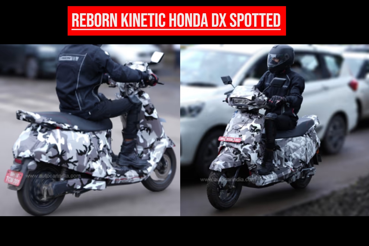 Reborn Kinetic Honda DX Spotted Testing in India (Photo: Autocar India)