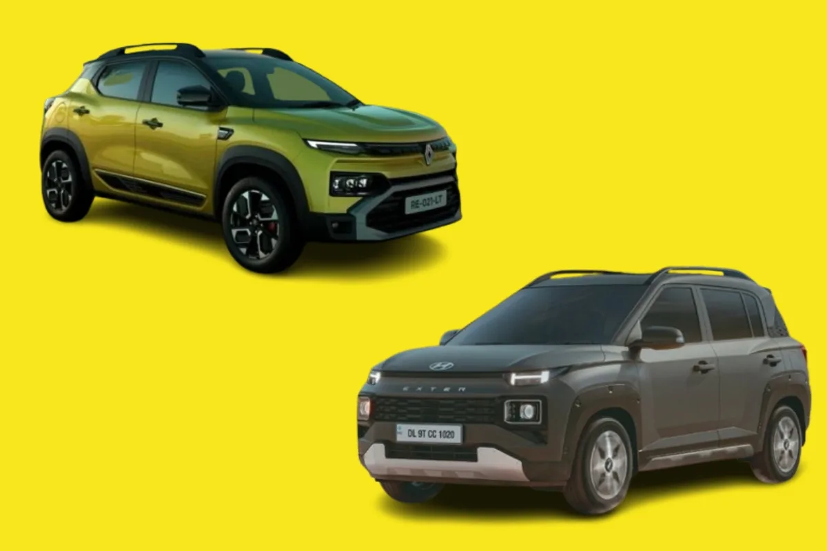 2025 Renault Kiger Facelift vs Hyundai Exter Pro Pack