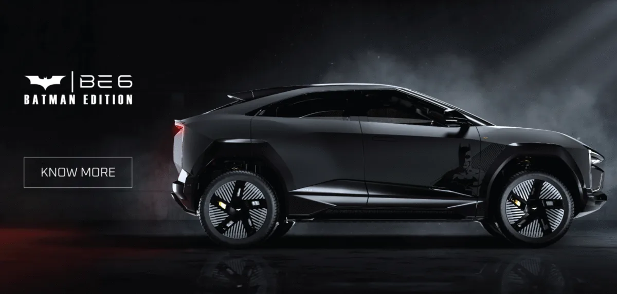 Mahindra BE 6 Batman Edition launched
