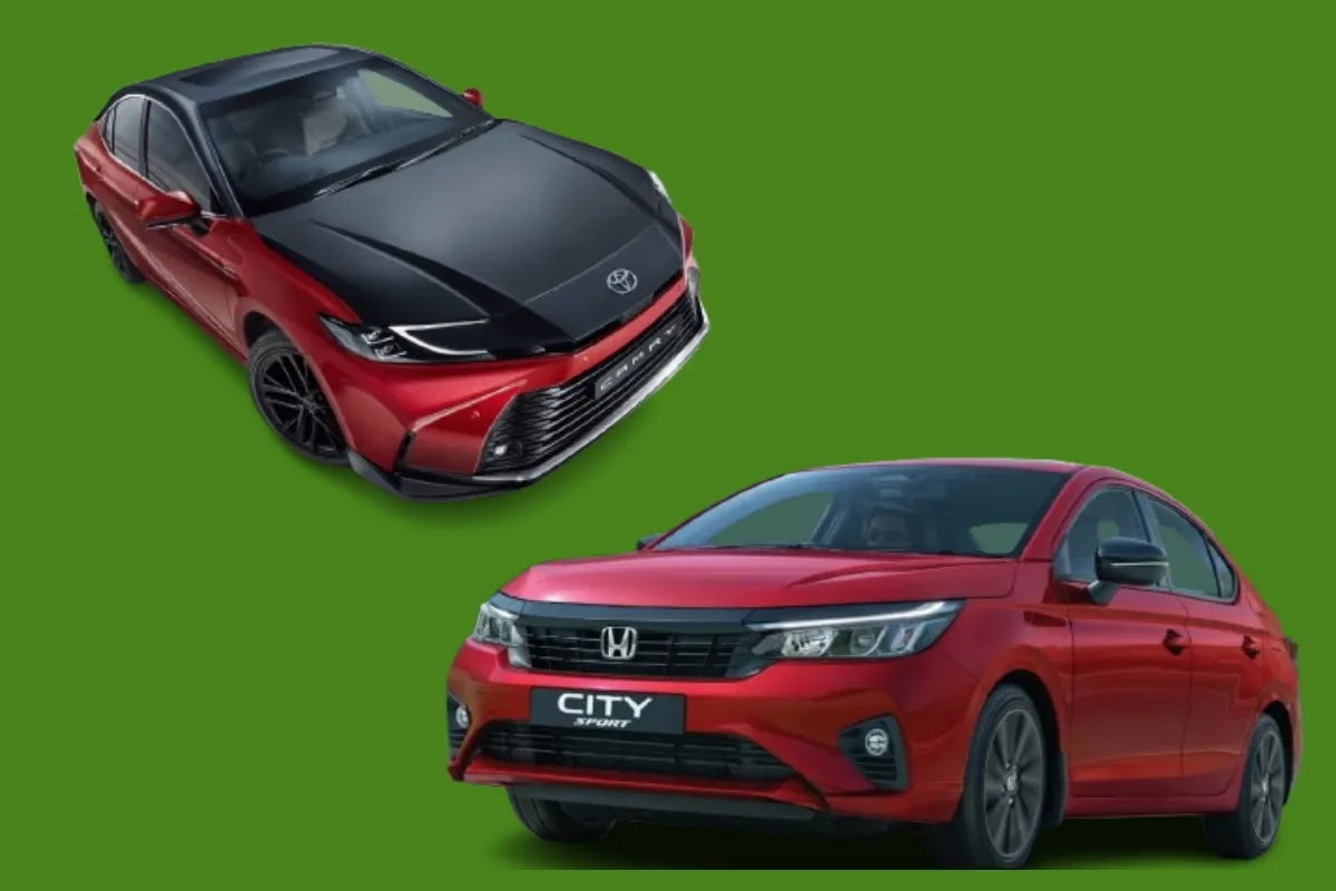Toyota Camry Hybrid Sprint Edition Vs Honda City Sport Edition