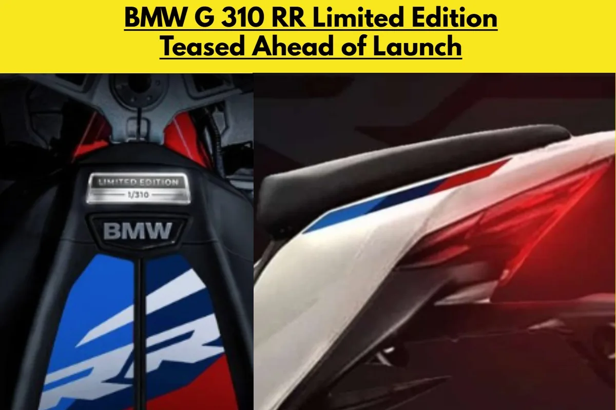 BMW G 310 RR Limited Edition Teased Ahead of Launch