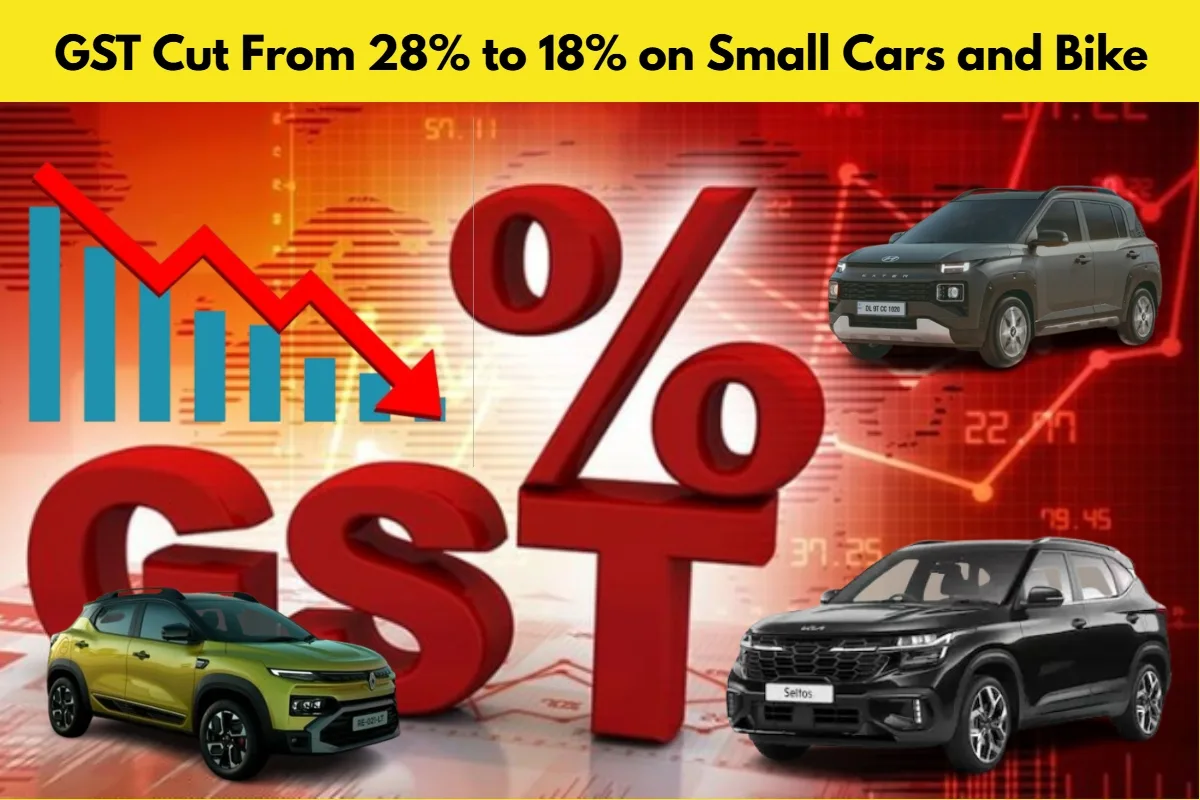 Small Cars and Bikes to Get Cheaper in India as GST Cut From 28% to 18%