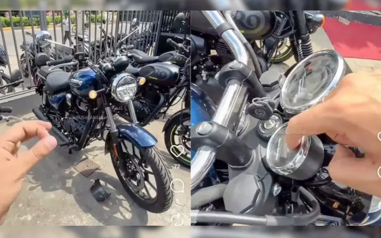 2025 Royal Enfield Meteor 350 Spotted Ahead of its launch
