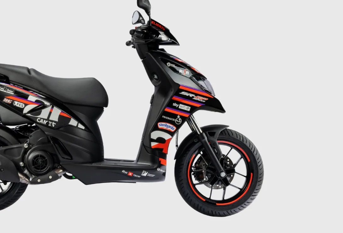 Aprilia SR 175 MotoGP has been equipped with the 174.7 cc