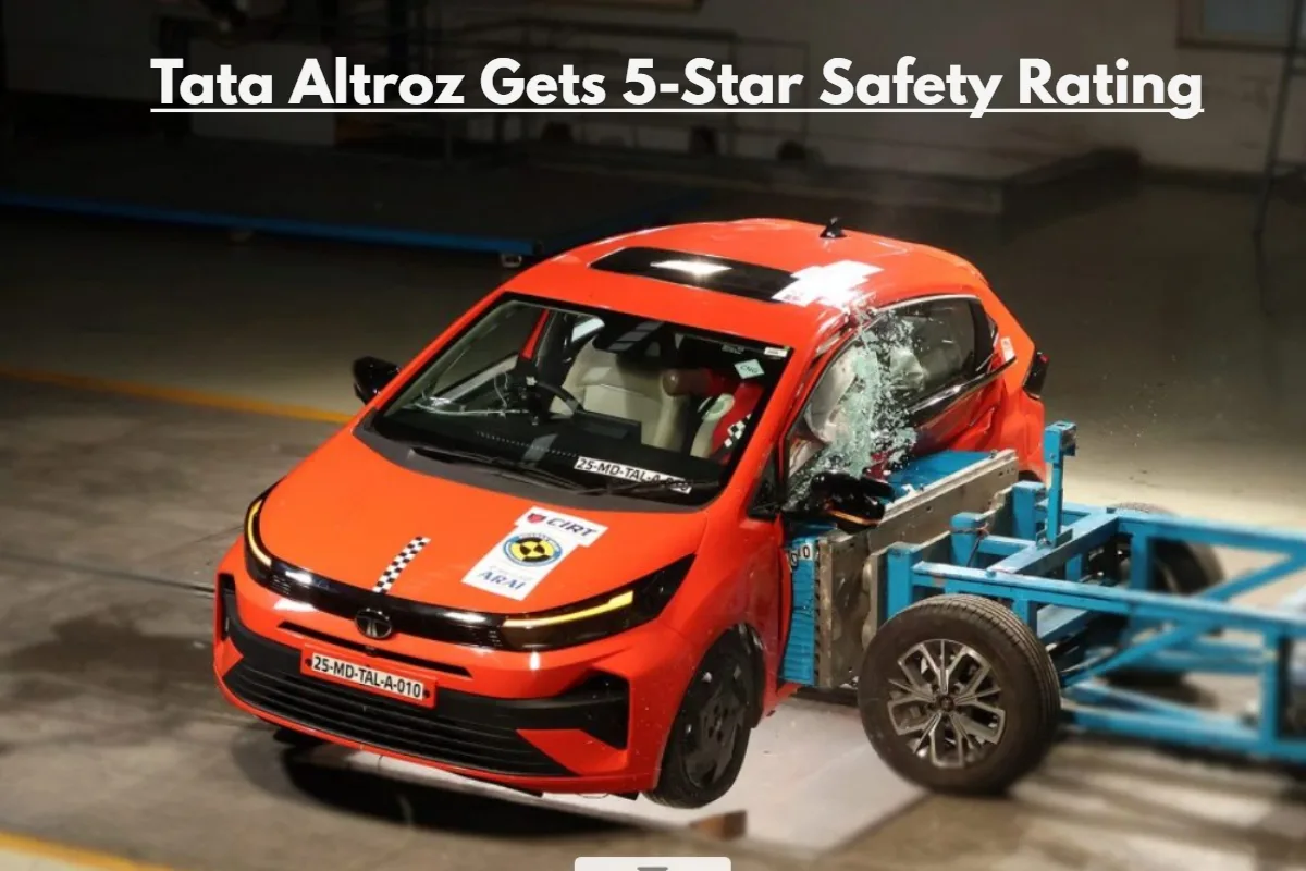 Tata Altroz Gets 5-Star Safety Rating
