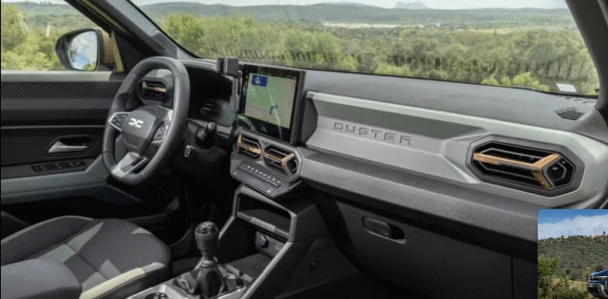 Upcoming Renault Duster has a spacious and upright cabin layout