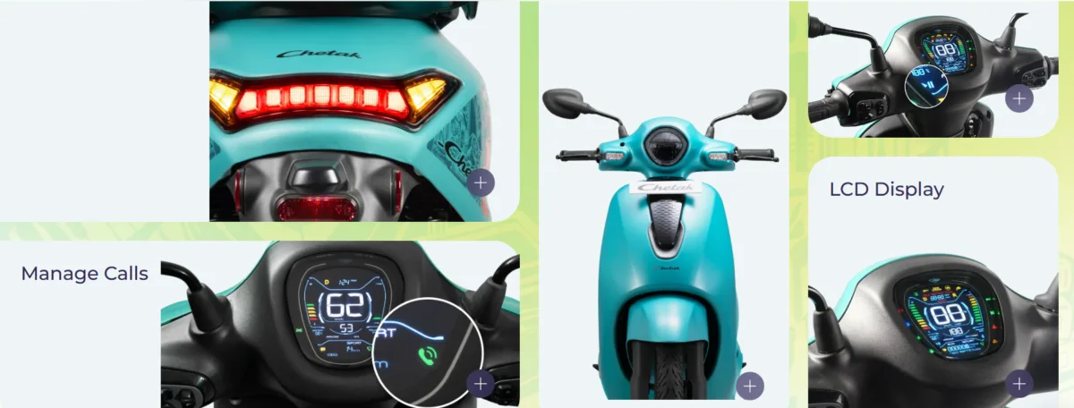2026 Bajaj Chetak C25 is the only electric scooter in India to feature a full metallic body.