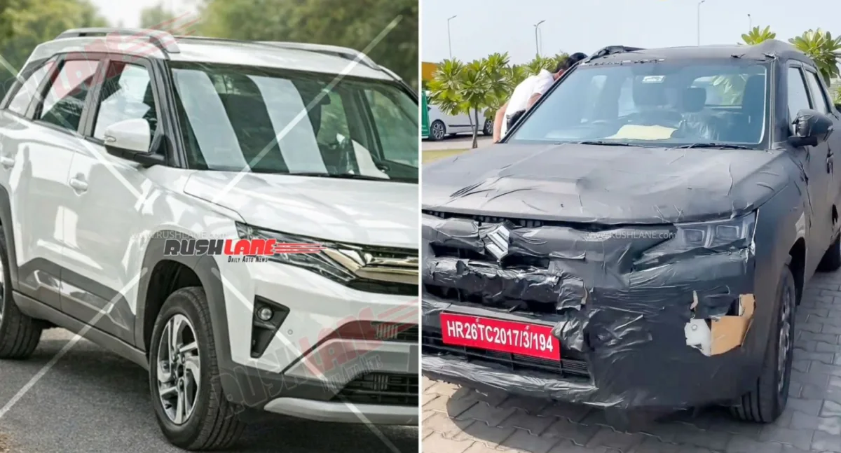 2026 Maruti Suzuki Brezza Facelift Spotted Testing