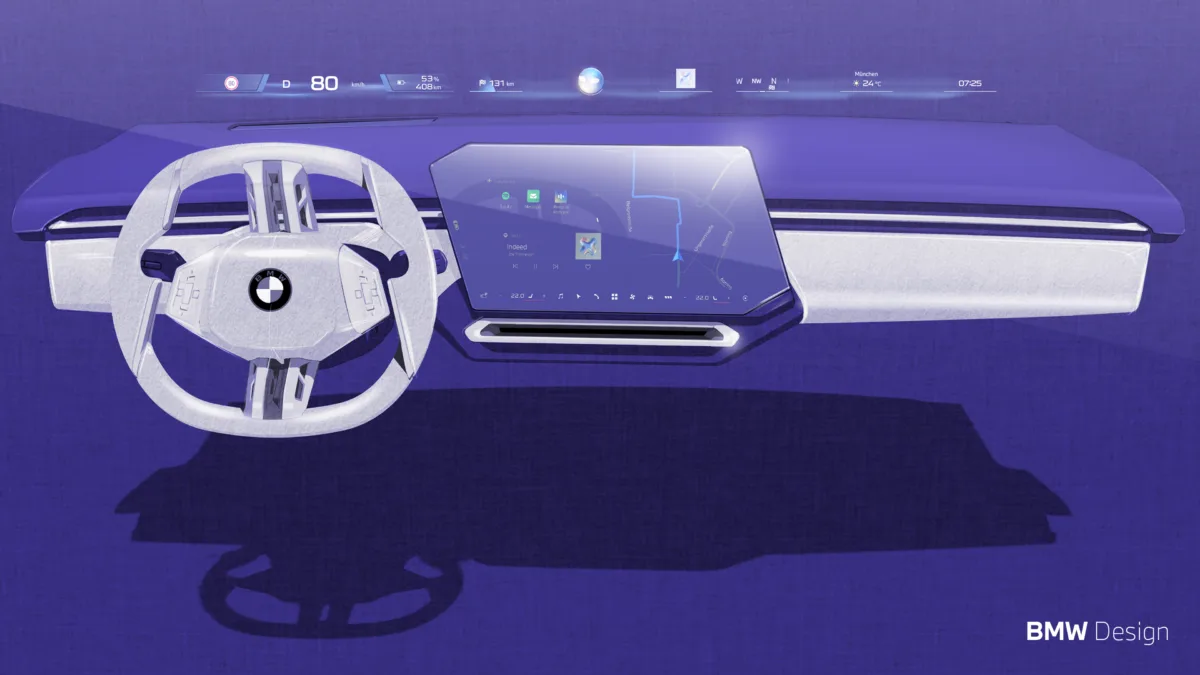 new i3 follows a modern and minimalistic design, focusing heavily on digital elements and advanced technology.