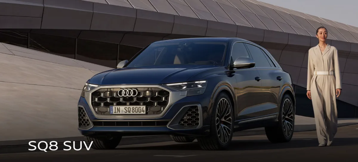 2026 Audi SQ8 carries a bold and sporty coupe-SUV design