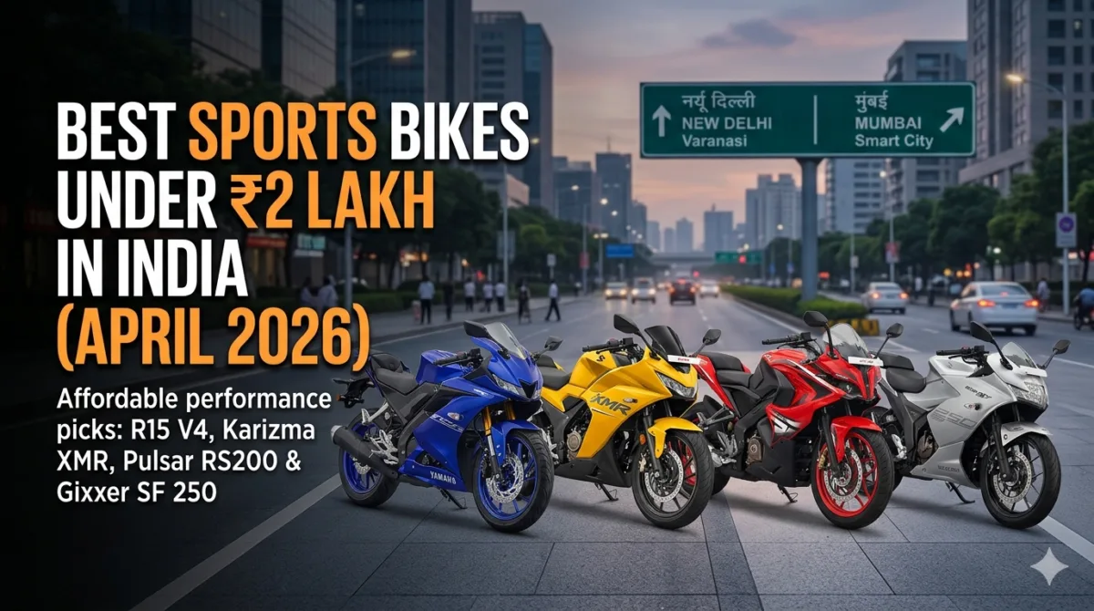 Best Sports Bikes Under Rs 2 Lakh in India (April 2026)