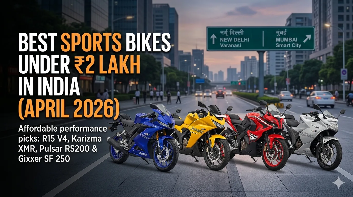 Best Sports Bikes Under Rs 2 Lakh in India (April 2026)