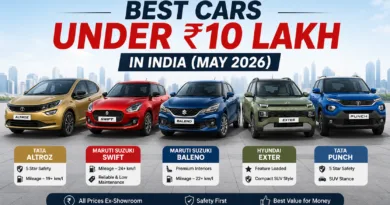 Best Cars Under Rs 10 Lakh in India (May 2026)