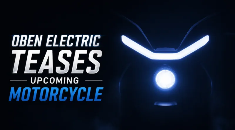 Oben Electric Teases Upcoming Motorcycle