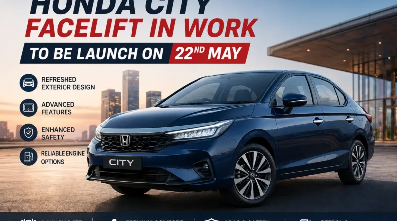Honda City Facelift in the Works