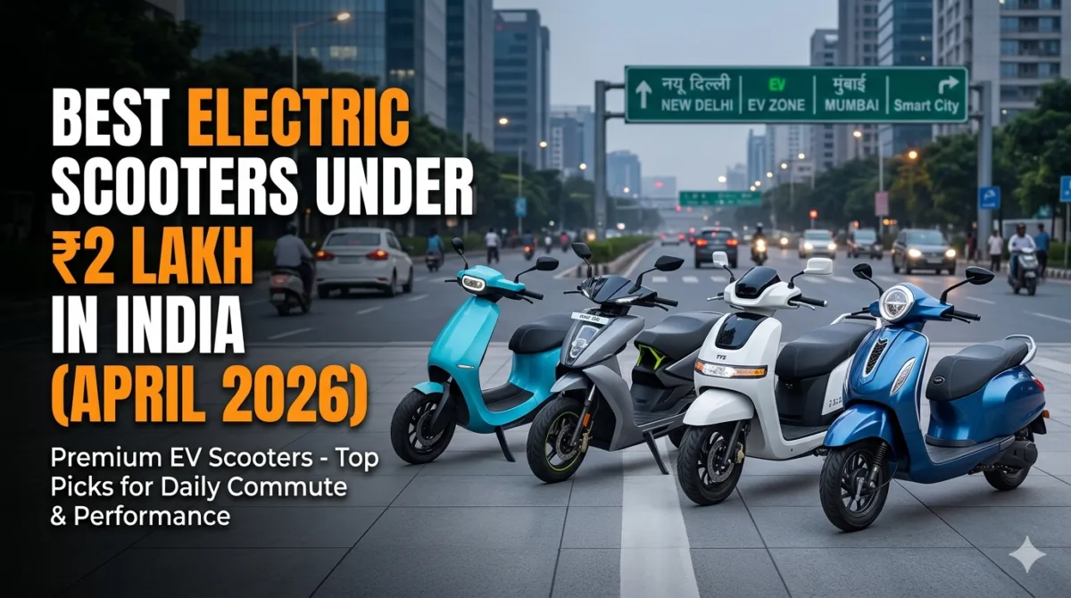 Best Electric Scooters Under Rs 2 Lakh in India