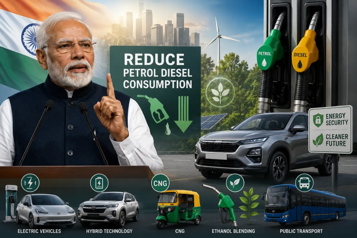 Why PM Modi Urged Indians To Reduce Petrol And Diesel Usage
