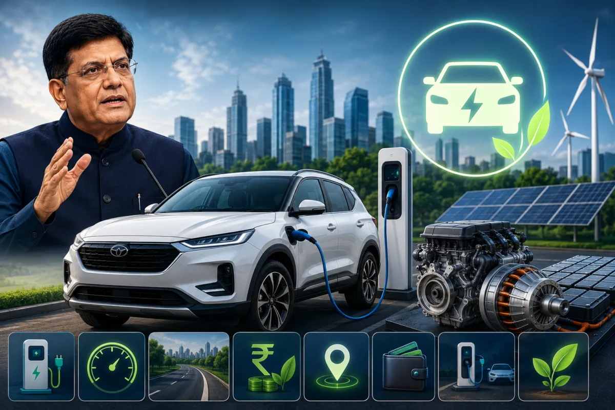 Piyush Goyal Backs Plug-In Hybrids As India’s EV Future