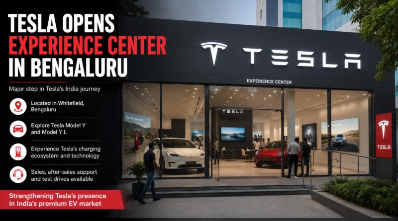 Tesla Opens New Experience Center In Bengaluru