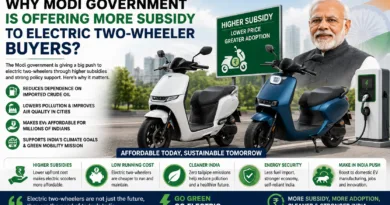 Why Modi Government Is Offering More Subsidy To Electric Two-Wheeler Buyers?