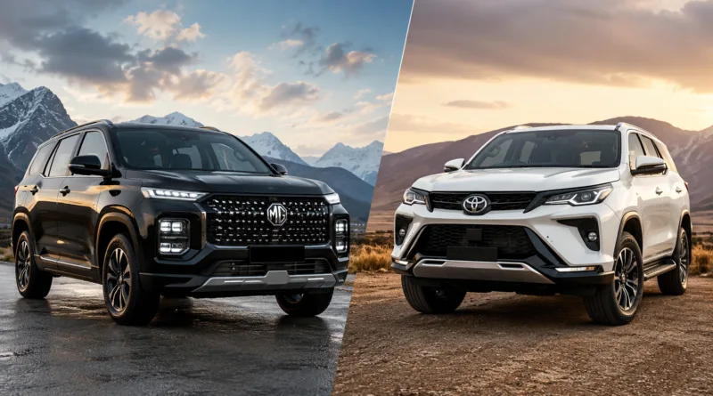 2026 MG Majestor Vs Toyota Fortuner: Which SUV Is The Better Option For You?