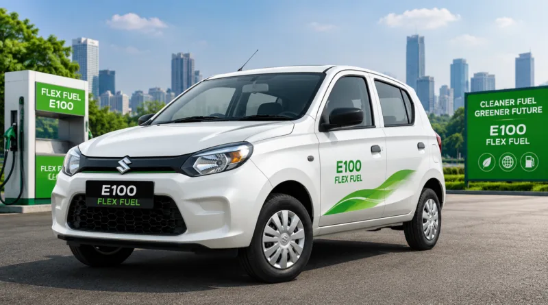 Maruti Suzuki is gearing up to introduce its first Maruti E100 Flex Fuel passenger vehicle in India on June 5, 2026, strategically coinciding with World Environment Day.