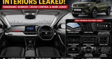 Tata Nexon Pure PS Variant Interiors Leaked