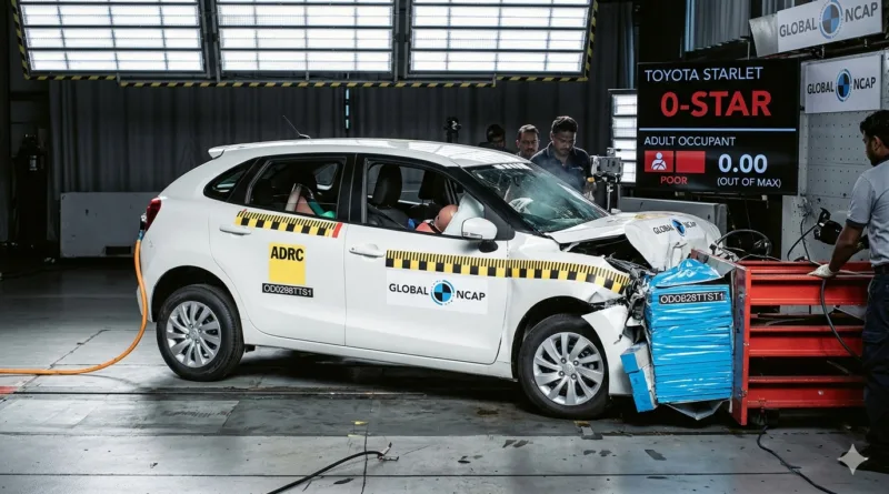 India-Made Toyota Starlet Gets Shocking 0-Star GNCAP Rating
