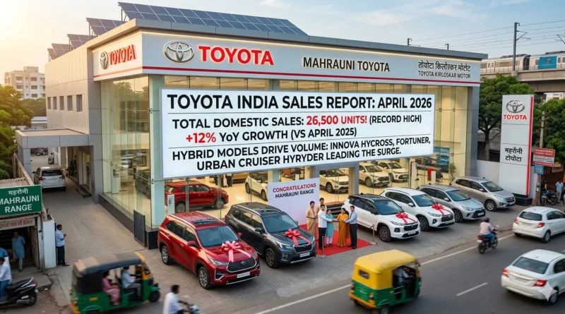 Toyota Kirloskar Motor Sales Report