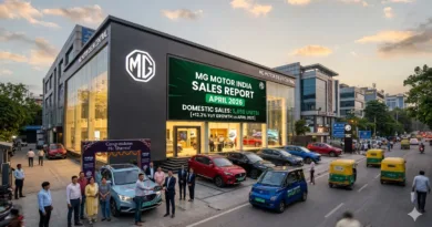 MG Motor India Sales Report: April 2026