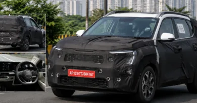 Second-Generation Kia Sonet Spotted Testing In India
