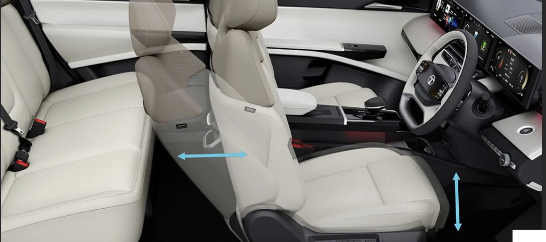 The cabin of the Sierra EV will offer an ultra-premium layout packed with high-end tech.