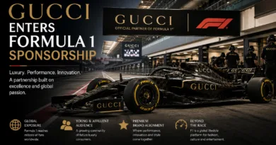 Gucci Enters Formula 1 Sponsorship