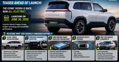 Tata Sierra EV Teased Ahead Of Launch