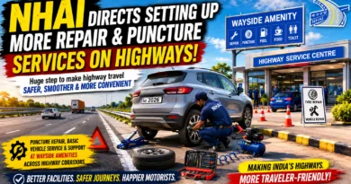 NHAI To Set Up More Puncture Repair And Vehicle Service Facilities On Highways