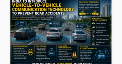 India To Introduce Vehicle-To-Vehicle Communication Technology To Prevent Road Accidents